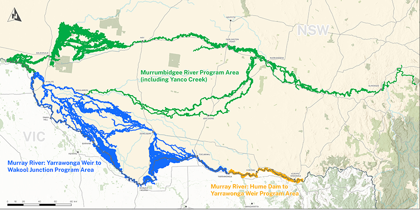 Reconnecting River Country Program overview map