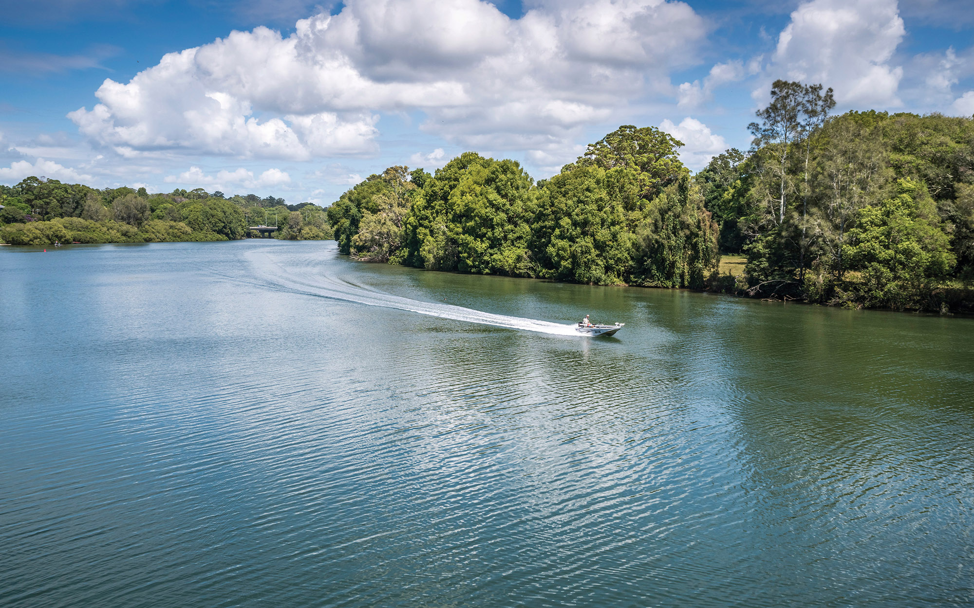 A boat on Bellinger River Bellingen NSW - Image credit:Jaime Plaza Van Roon