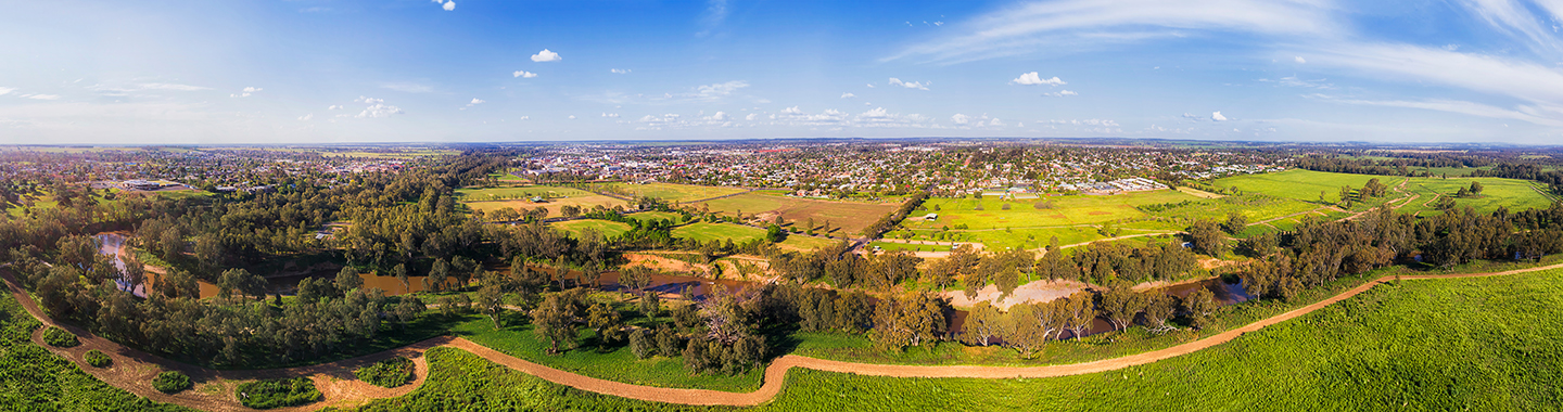 Aerial view of Dubbo NSW